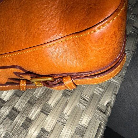 Dooney & Bourke Florentine Leather Medium Zip Hobo Shoulder Bag - Picture 11 of 16